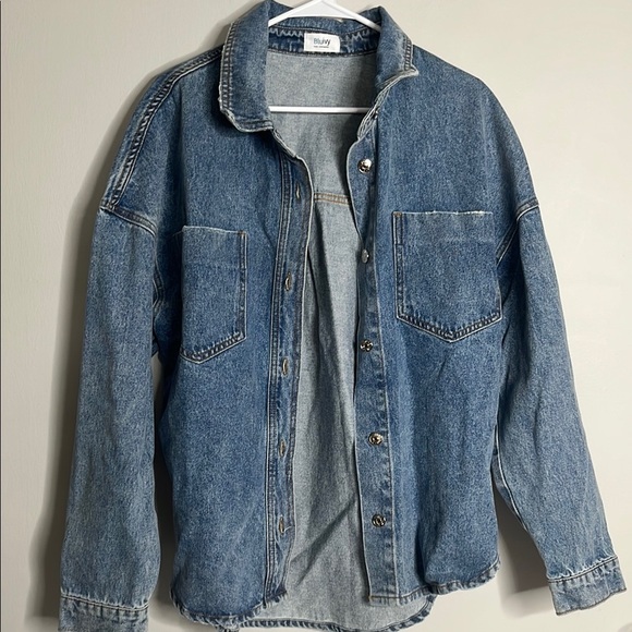 Bluivy Jackets & Blazers - Bluivy Classic Blue Denim Top